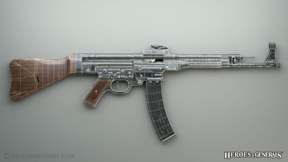 Shaun_Mechen_StG44_Game_Mesh_Wire